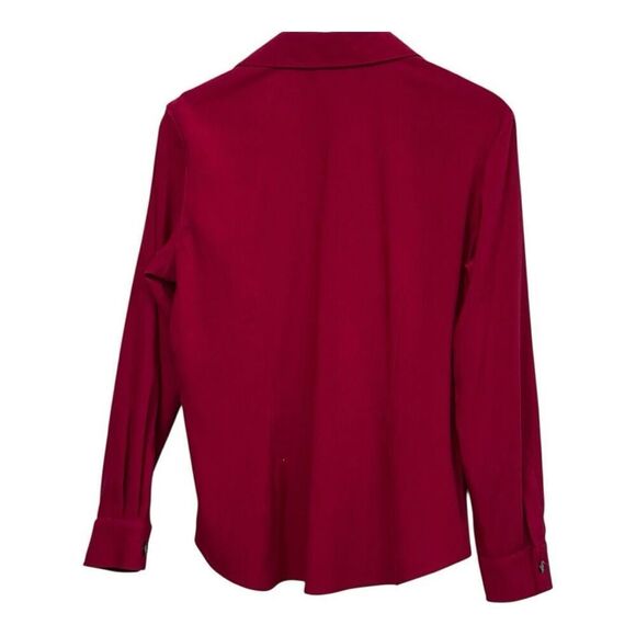 Talbots  petites button up dress shirt stretch size medium - Picture 2 of 8